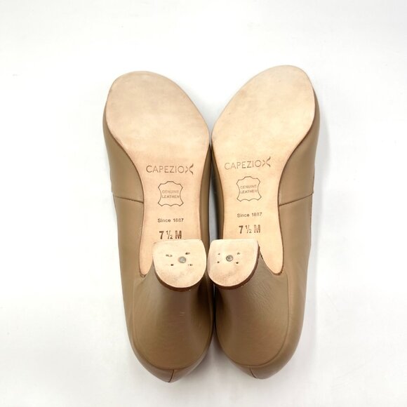 Capezio Womens Size 7.5 # 653 Manhattan Character Caramel Tan Dance Shoes Heels - Picture 9 of 15